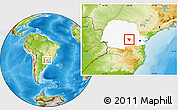 Physical Location Map of Imbituva, highlighted parent region