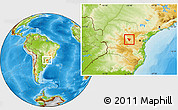 Physical Location Map of Imbituva