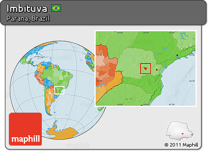 Political Location Map of Imbituva