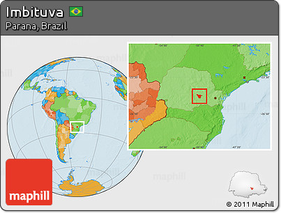 Political Location Map of Imbituva