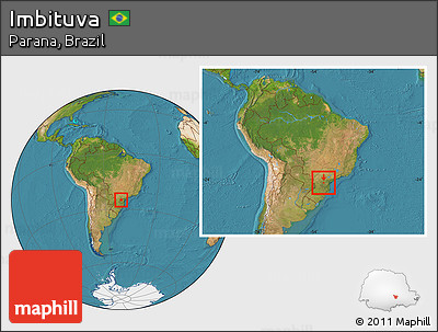 Satellite Location Map of Imbituva, within the entire country