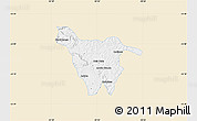 Classic Style Map of Imbituva, single color outside