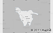 Gray Map of Imbituva, single color outside