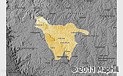 Physical Map of Imbituva, darken, desaturated