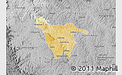 Physical Map of Imbituva, desaturated