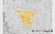Physical Map of Imbituva, lighten, desaturated