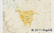 Physical Map of Imbituva, lighten