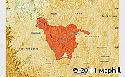 Political Map of Imbituva, physical outside