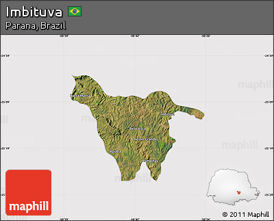 Satellite Map of Imbituva, cropped outside