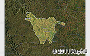 Satellite Map of Imbituva, darken