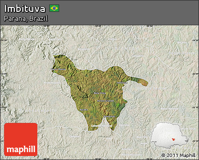 Satellite Map of Imbituva, lighten
