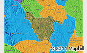 Satellite Map of Imbituva, political outside