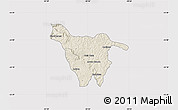 Shaded Relief Map of Imbituva, cropped outside