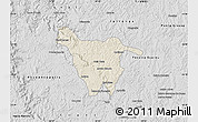 Shaded Relief Map of Imbituva, desaturated