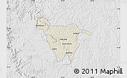 Shaded Relief Map of Imbituva, lighten, desaturated