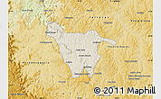 Shaded Relief Map of Imbituva, physical outside