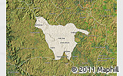 Shaded Relief Map of Imbituva, satellite outside