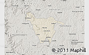 Shaded Relief Map of Imbituva, semi-desaturated