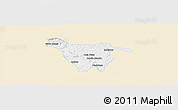 Classic Style Panoramic Map of Imbituva, single color outside