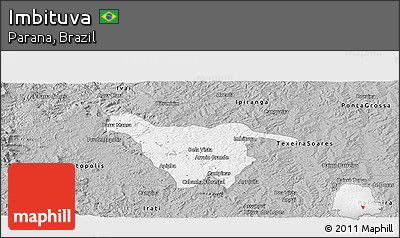 Gray Panoramic Map of Imbituva