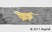 Physical Panoramic Map of Imbituva, darken, desaturated