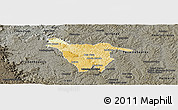 Physical Panoramic Map of Imbituva, darken, semi-desaturated