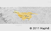 Physical Panoramic Map of Imbituva, lighten, desaturated