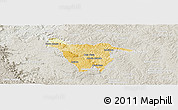 Physical Panoramic Map of Imbituva, lighten, semi-desaturated