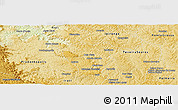 Physical Panoramic Map of Imbituva