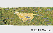 Physical Panoramic Map of Imbituva, satellite outside