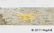 Physical Panoramic Map of Imbituva, semi-desaturated