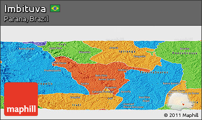 Political Panoramic Map of Imbituva