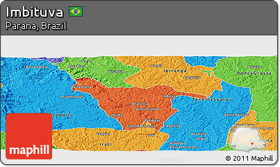 Political Panoramic Map of Imbituva