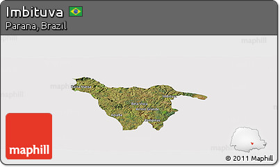 Satellite Panoramic Map of Imbituva, cropped outside