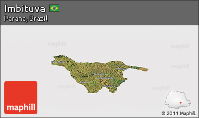 Satellite Panoramic Map of Imbituva, cropped outside