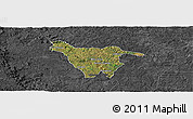 Satellite Panoramic Map of Imbituva, darken, desaturated
