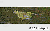 Satellite Panoramic Map of Imbituva, darken