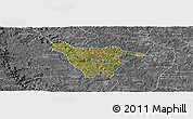 Satellite Panoramic Map of Imbituva, desaturated