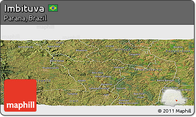 Satellite Panoramic Map of Imbituva