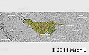 Satellite Panoramic Map of Imbituva, lighten, desaturated