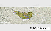Satellite Panoramic Map of Imbituva, lighten