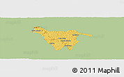 Savanna Style Panoramic Map of Imbituva, single color outside