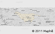 Shaded Relief Panoramic Map of Imbituva, desaturated