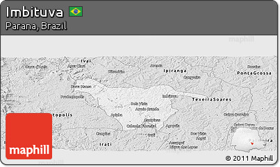 Silver Style Panoramic Map of Imbituva