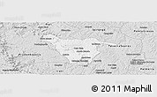 Silver Style Panoramic Map of Imbituva