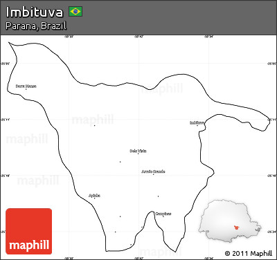 Blank Simple Map of Imbituva, cropped outside