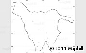 Blank Simple Map of Imbituva, cropped outside, no labels