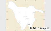 Classic Style Simple Map of Imbituva, single color outside