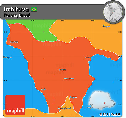 Political Simple Map of Imbituva