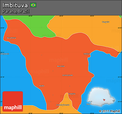 Political Simple Map of Imbituva